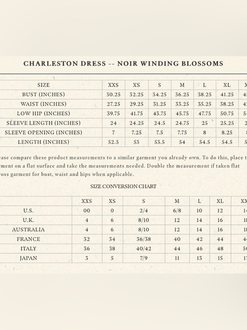 Doen Charleston Cotton V Neck Long Sleeve Maxi Dress Noir Winding Blossoms Black - Picture 12 of 12